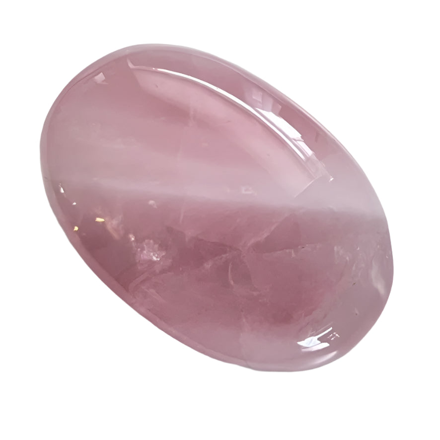Rose Quartz Palm Stone