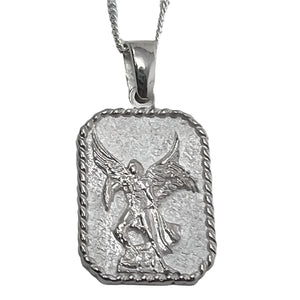 Quartz & Canary Archangel Raphael Necklace