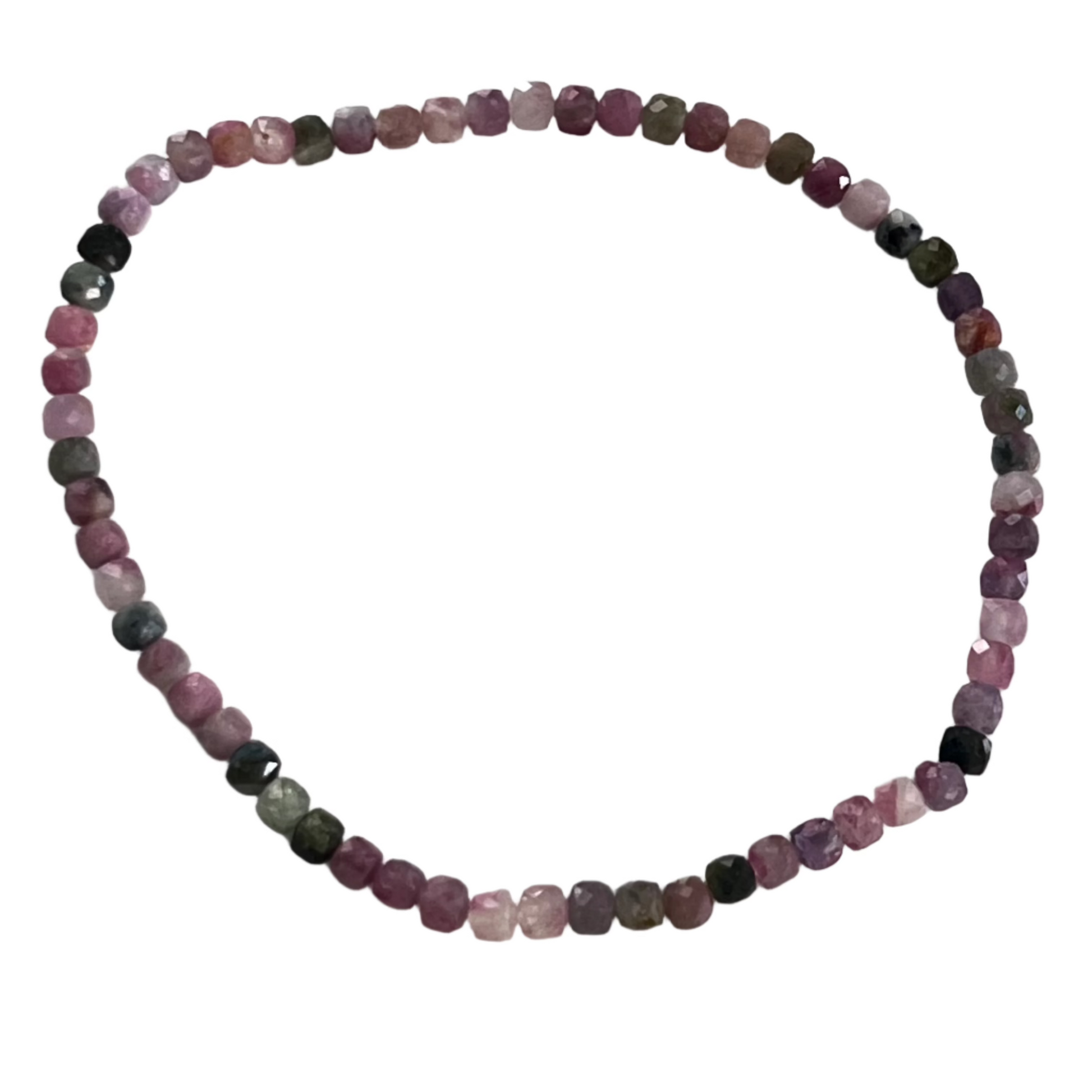 Ankle Bracelet (Anklet) - Mixed Tourmaline