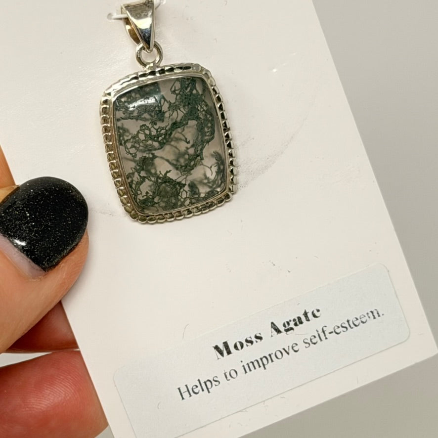 Pendant - Moss Agate