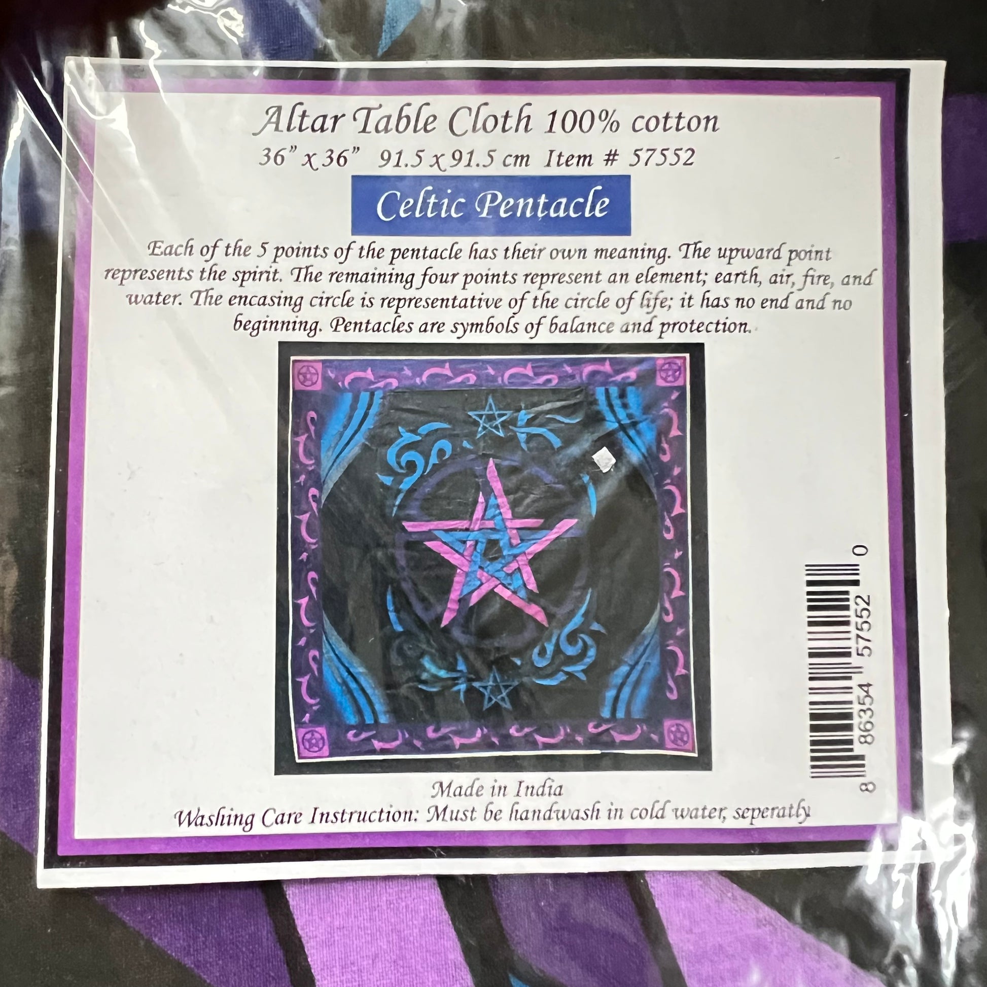 Altar Cloth - Pentacle