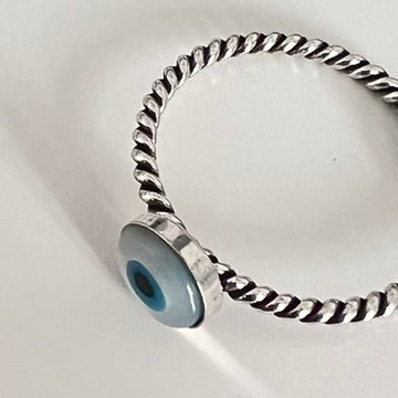 Evil Eye Ring (Size Options)