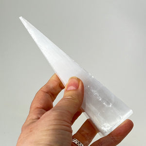 Selenite Pyramid (Tall)