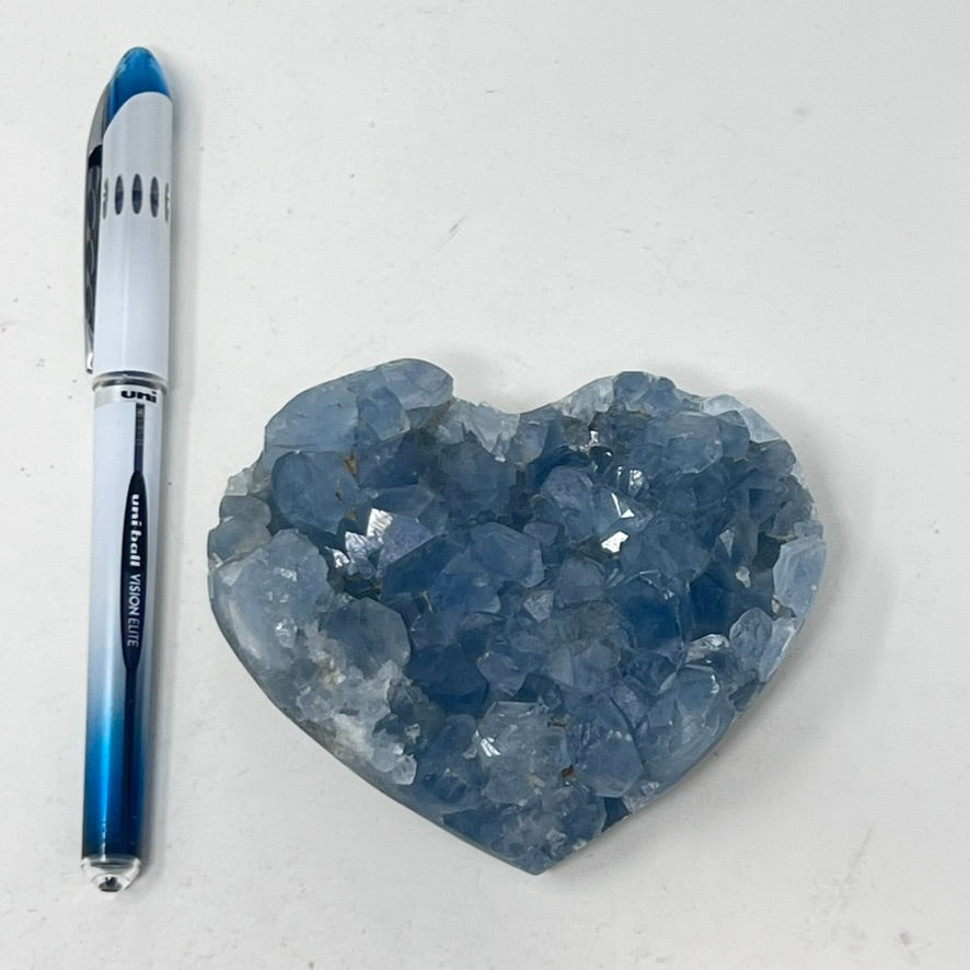 TLC Celestite Heart