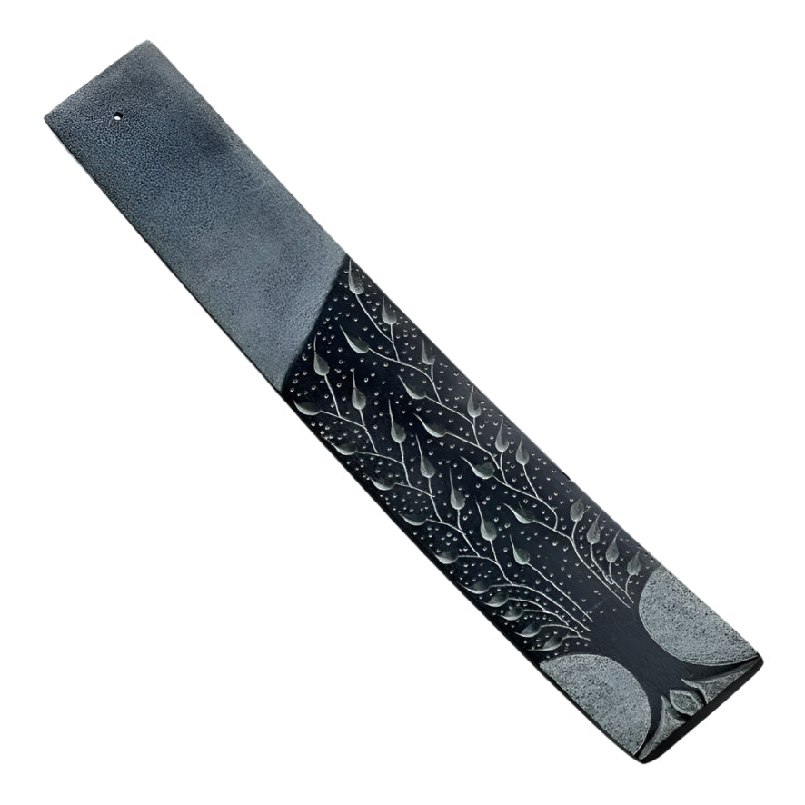 Soapstone Incense Holder - Carved Tree of Life