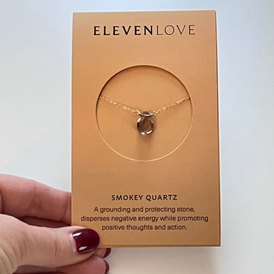 Smoky Quartz Necklace by Eleven Love