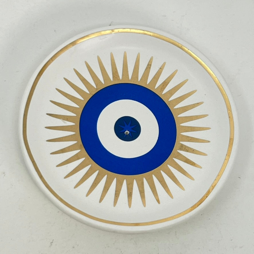 Evil Eye Incense Holder (Ceramic)