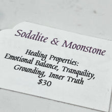 Load image into Gallery viewer, Bracelet by SoulSkin - Sodalite &amp; Moonstone
