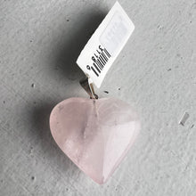 Load image into Gallery viewer, Rose Quartz Heart Pendant
