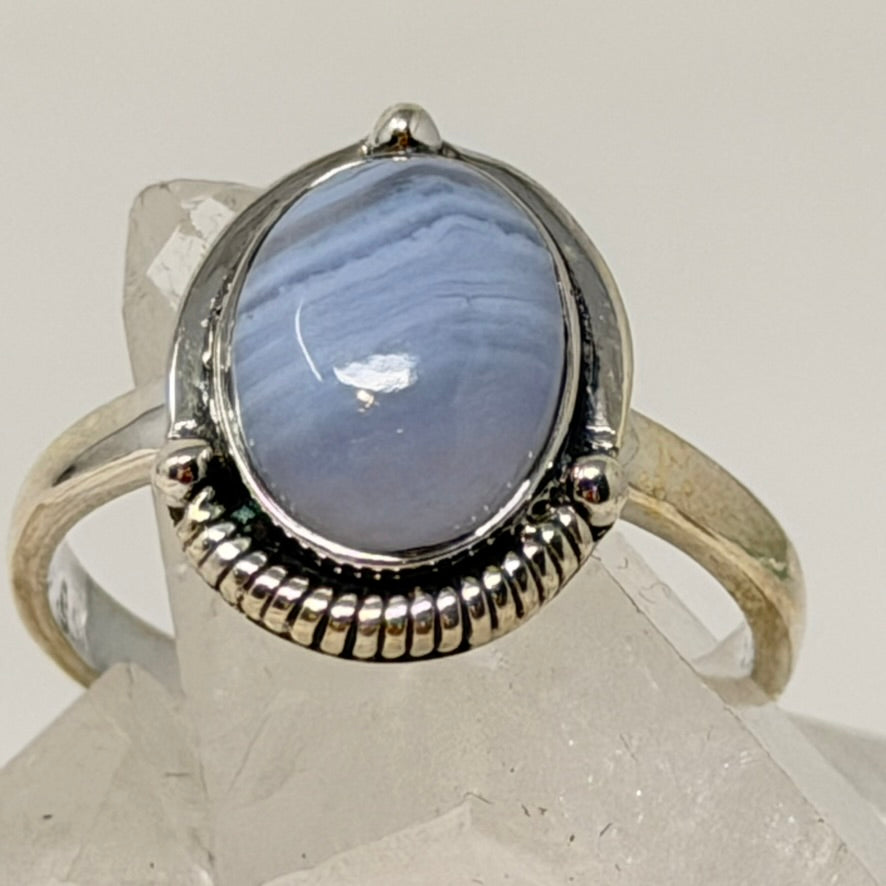 Ring - Blue Lace Agate - Size 10