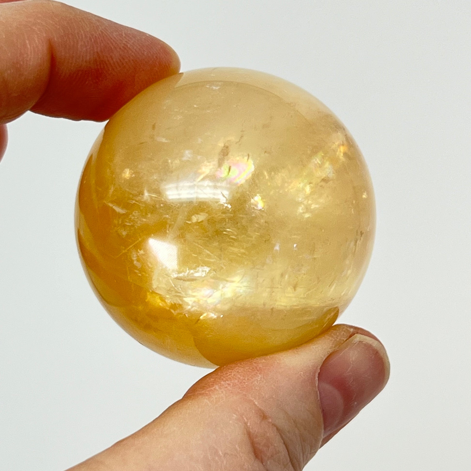 Honey Calcite - Sphere (60mm)