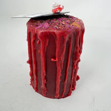 Load image into Gallery viewer, Love Spell Beeswax Candle (Pillar)
