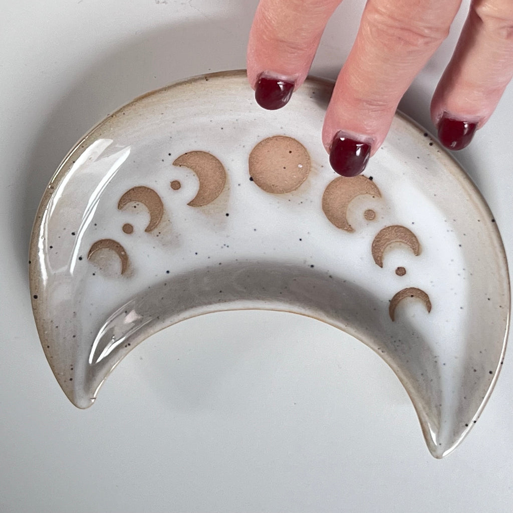 Trinket Dish/Plate - Moon Phases