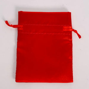 Gift Bag - SATIN 4" x 6" - Large (RED)