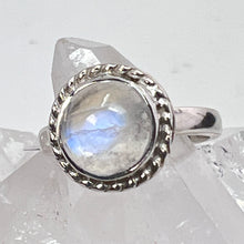 Load image into Gallery viewer, Ring - Rainbow Moonstone - Size 6
