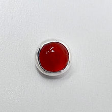 Load image into Gallery viewer, Earrings - Carnelian (Small Round)
