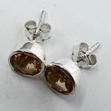 Load image into Gallery viewer, Earrings - Citrine (Round)
