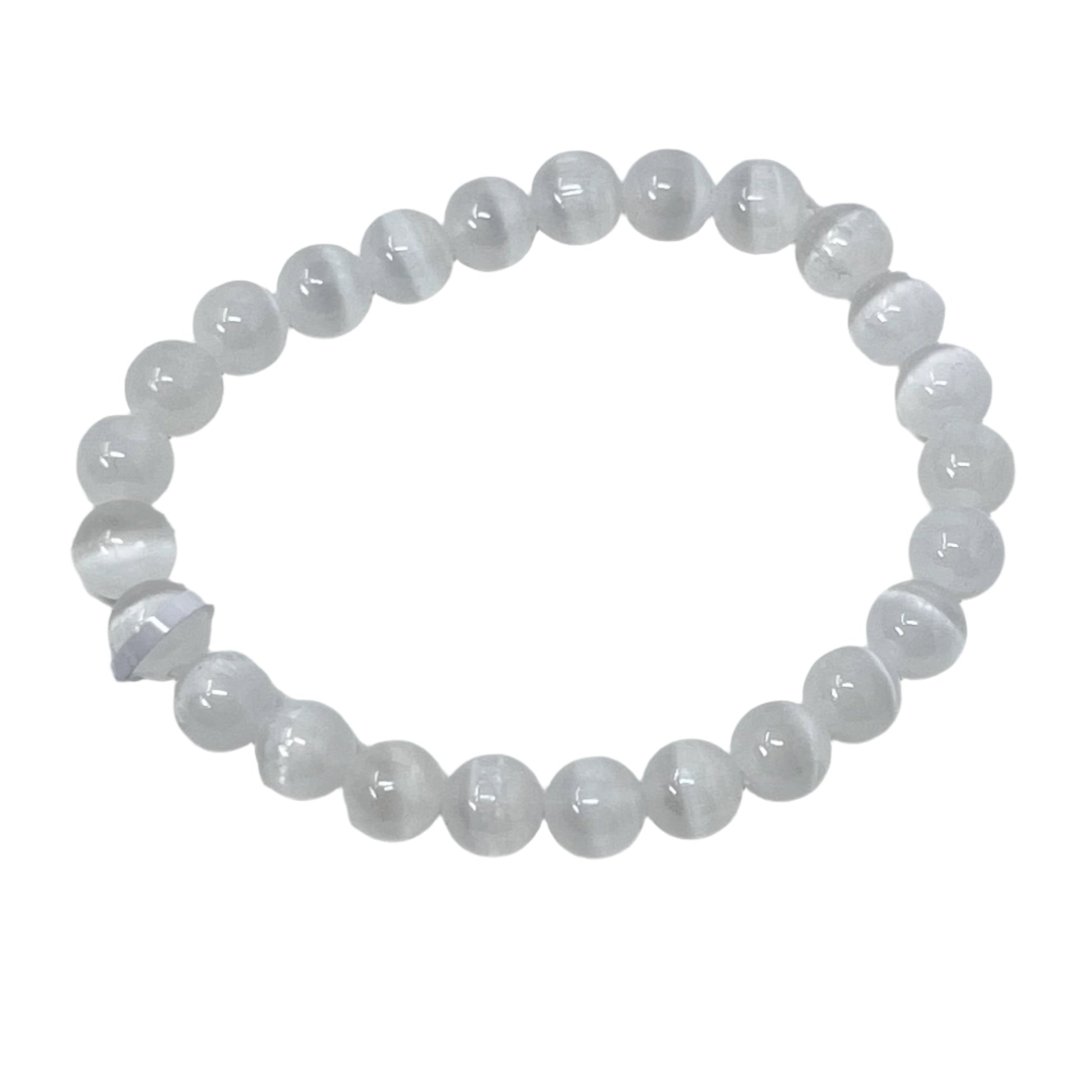 Bracelet - Selenite 8mm