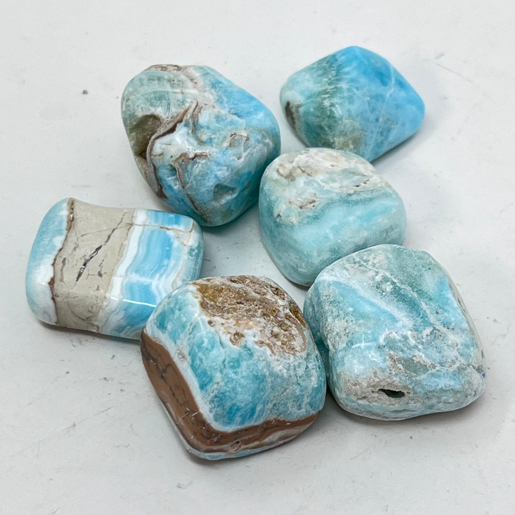 Blue Aragonite - Tumbled