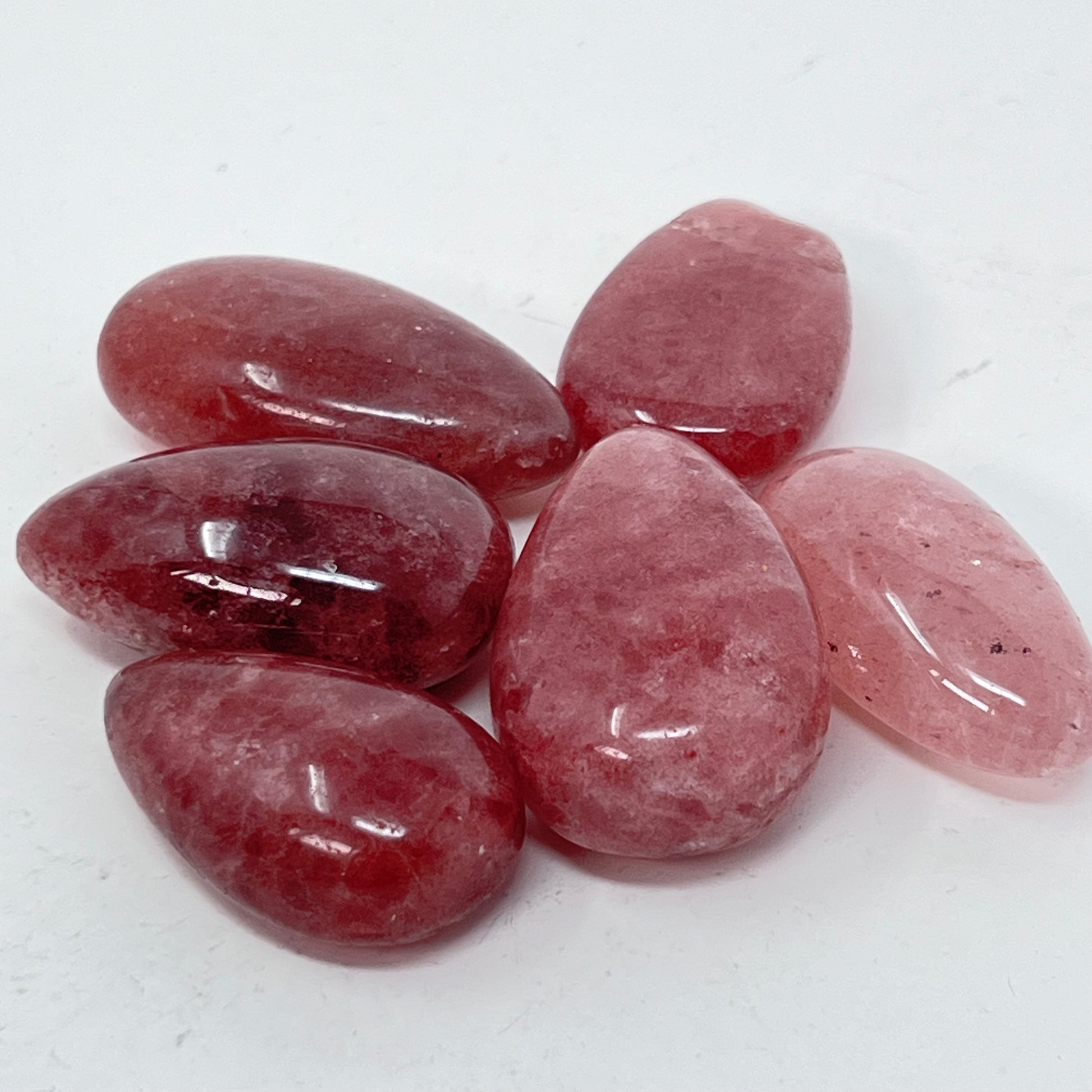 Strawberry Quartz - Tumbled (Large $10)