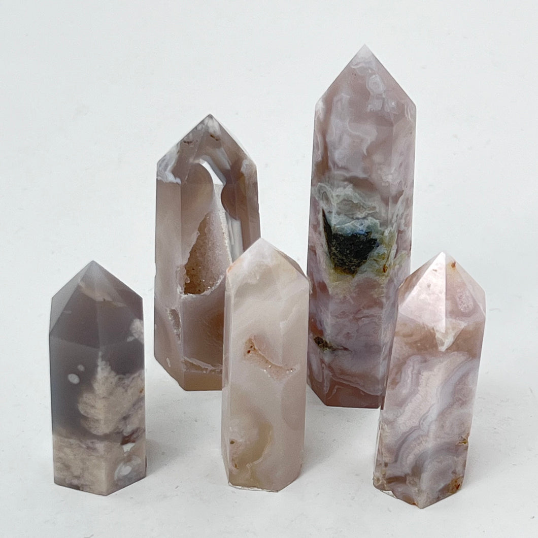 Flower Agate - Tower (options)