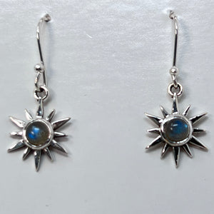 Earrings - Labradorite