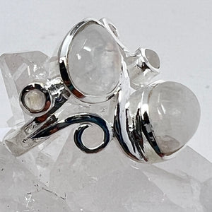 Ring - Rainbow Moonstone Size 10