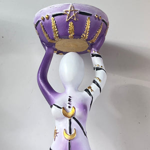 Moon Goddess Figure (with cat)