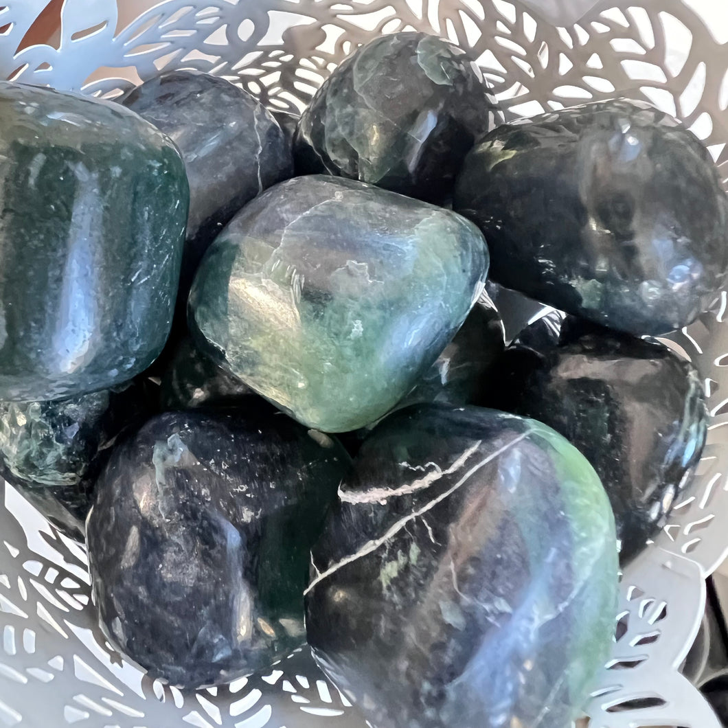 Green Kyanite - Tumbled