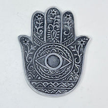 Load image into Gallery viewer, Hamsa Hand Incense Holder (metal)
