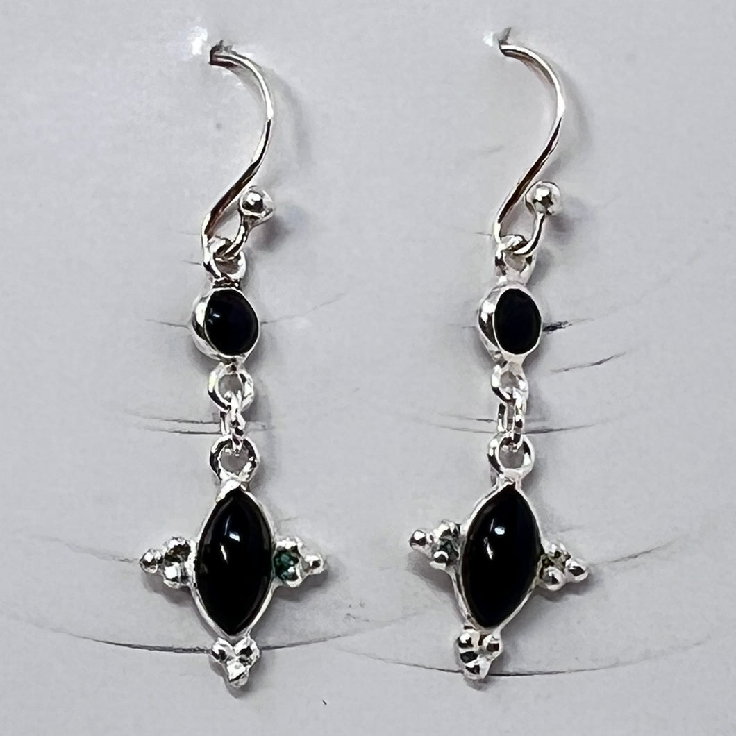 Earrings - Black Onyx