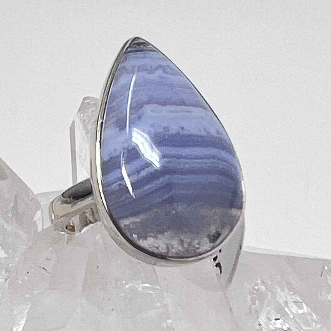 Ring - Blue Lace Agate - Size 7