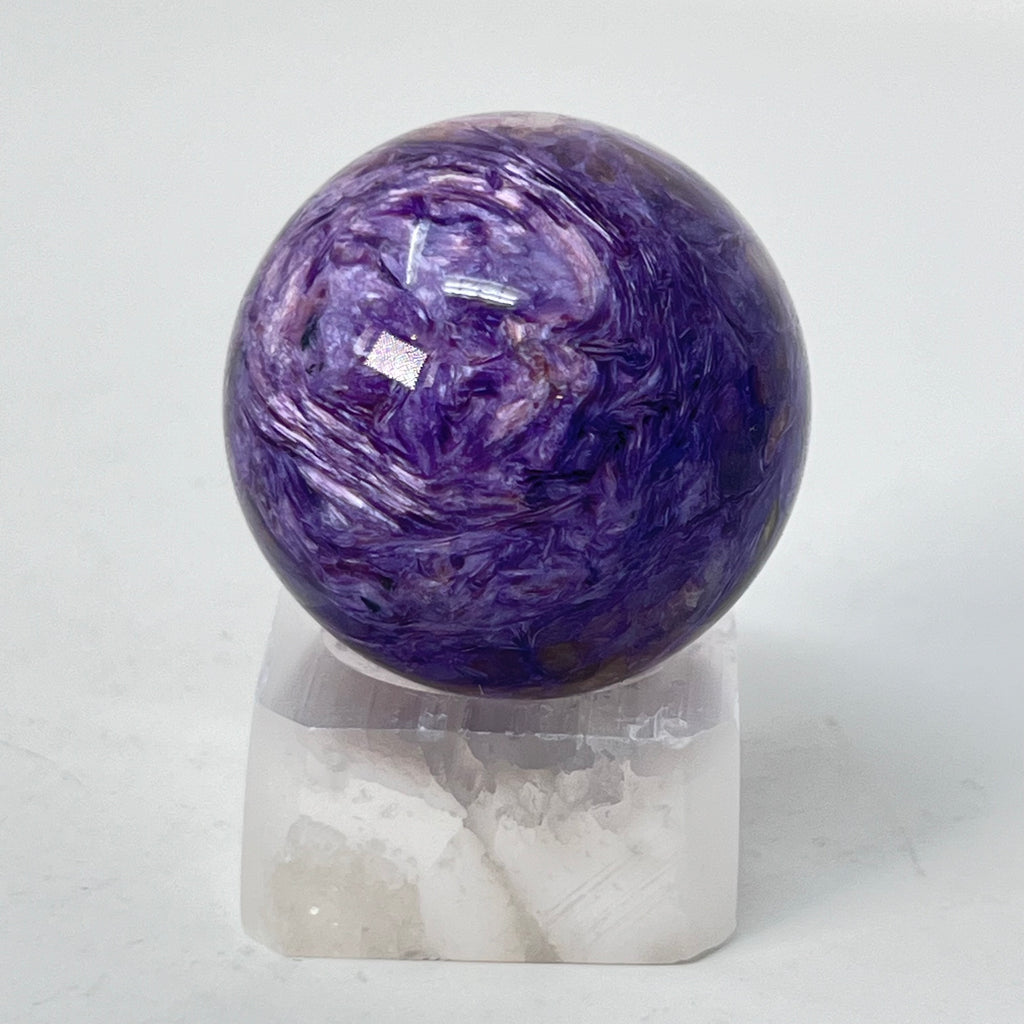 Sphere Stand - Selenite