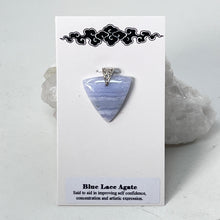 Load image into Gallery viewer, Pendant - Blue Lace Agate
