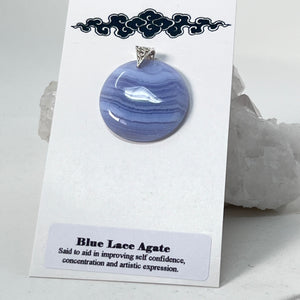 Pendant - Blue Lace Agate