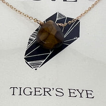 Load image into Gallery viewer, Tiger&#39;s Eye Necklace by Eleven Love
