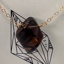 Load image into Gallery viewer, Smoky Quartz Necklace by Eleven Love
