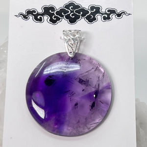 Pendant - Amethyst (Chevron)