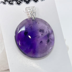 Pendant - Amethyst (Chevron)