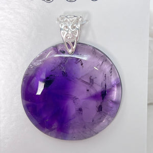 Pendant - Amethyst (Chevron)