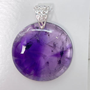 Pendant - Amethyst (Chevron)