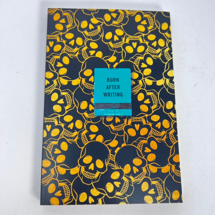 Journal - Burn After Writing (Skulls)