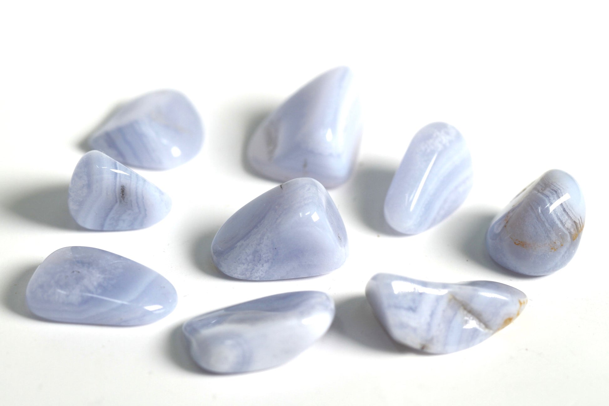Blue Lace Agate - Tumbled