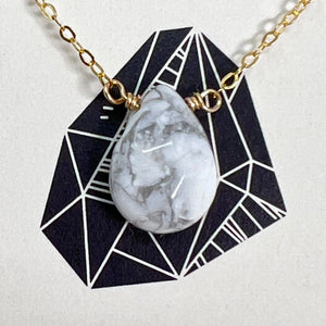 Howlite Necklace by Eleven Love