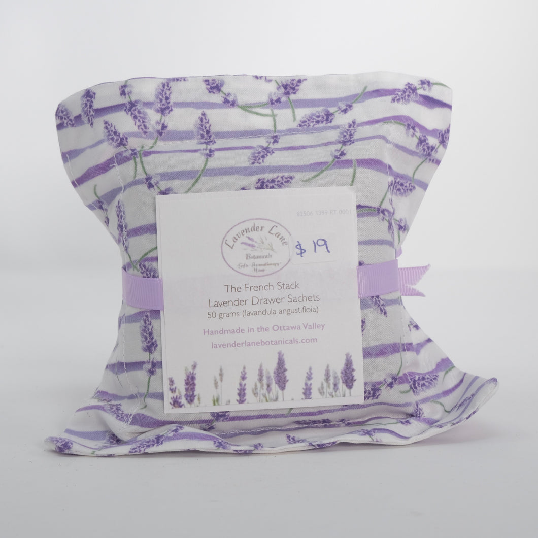 Lavender Drawer Sachets (French Stack)