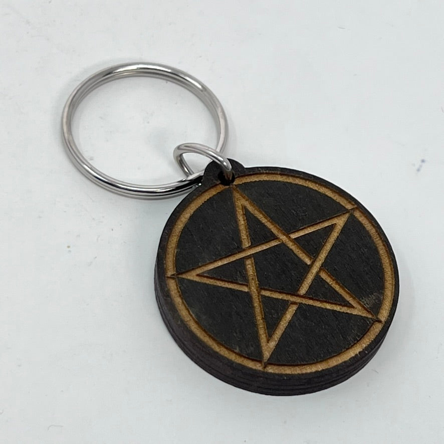 Pentagram/Pentacle Keychain