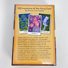 Load image into Gallery viewer, Affirmations of the Fairy Cats Deck &amp; Book Set
