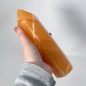 Orange Calcite - Tower (Large)