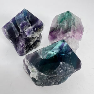 Fluorite Rough Base/Polished Point