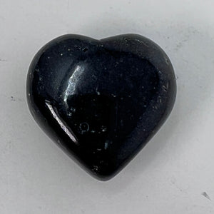Black Tourmaline Puffy Heart